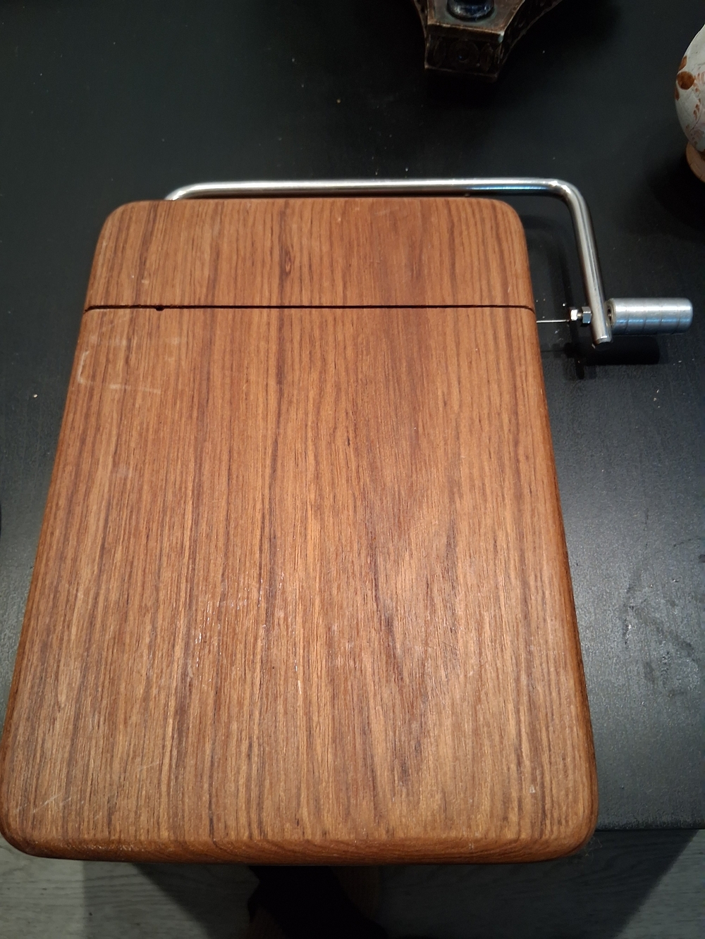Vintage Wooden Cheese Slicing Board